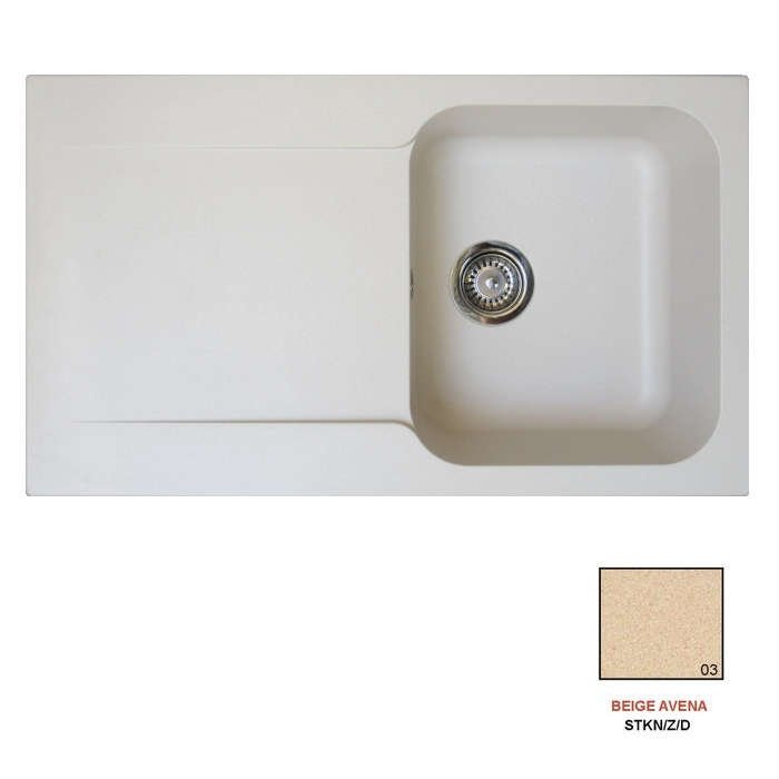 fregadero stkn naturia 8650 1c1e beige avena