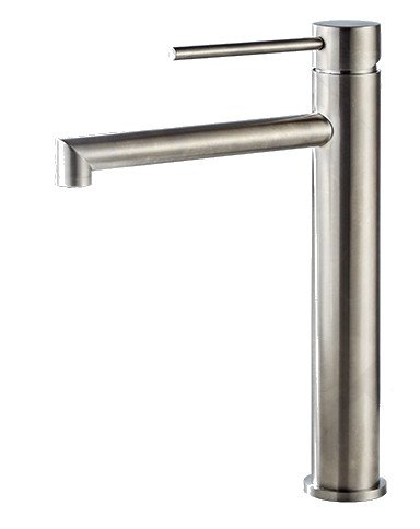 monomando de lavabo alto serie inox