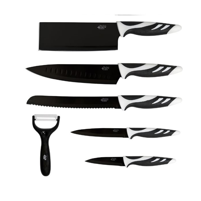 swiss chef. set de cuchillos profesionales suizos.