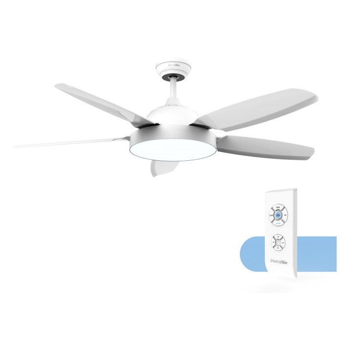 ub pampero 3052 ventilador de techo blanco 5 palas