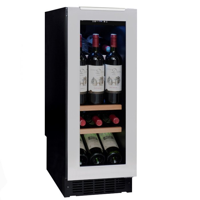 vinoteca bajo encimera 21 botellas ancho 30 inox