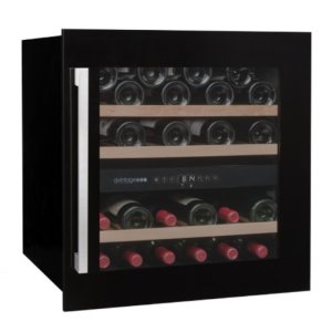 Vinoteca negra encastrable en columna 2 zonas temperatura 48 botellas  Avintage AVI48 Premium